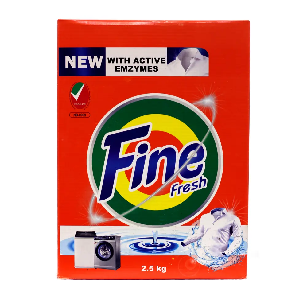Laundry Detergent Powder Fine Fresh 2.5kg – Deep Clean & Long-Lasting Fragrance