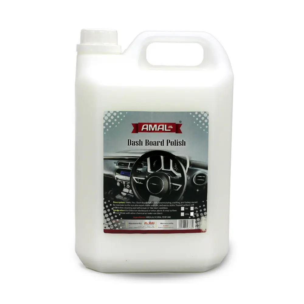 Amal Plus Dashboard Polish Gel 5L – High Gloss Interior Cleaner & Protector