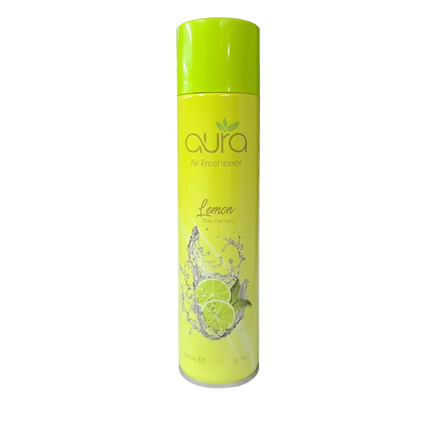 Aura Lemon Airfreshener 300ml – Long-Lasting Fresh Citrus Scent