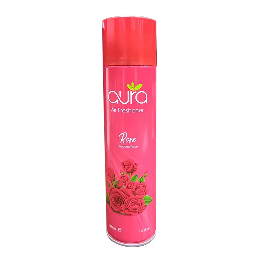 Aura Rose Airfreshener 300ml – Elegant Floral Scent for Long-Lasting Freshness