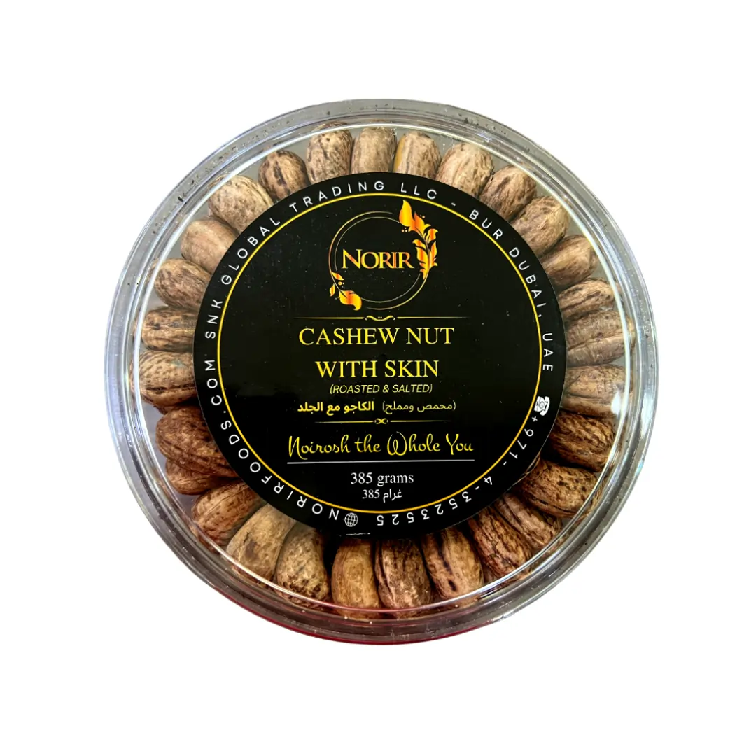 Cashew Nut with Skin 385g – Natural Crunchy Whole Cashews