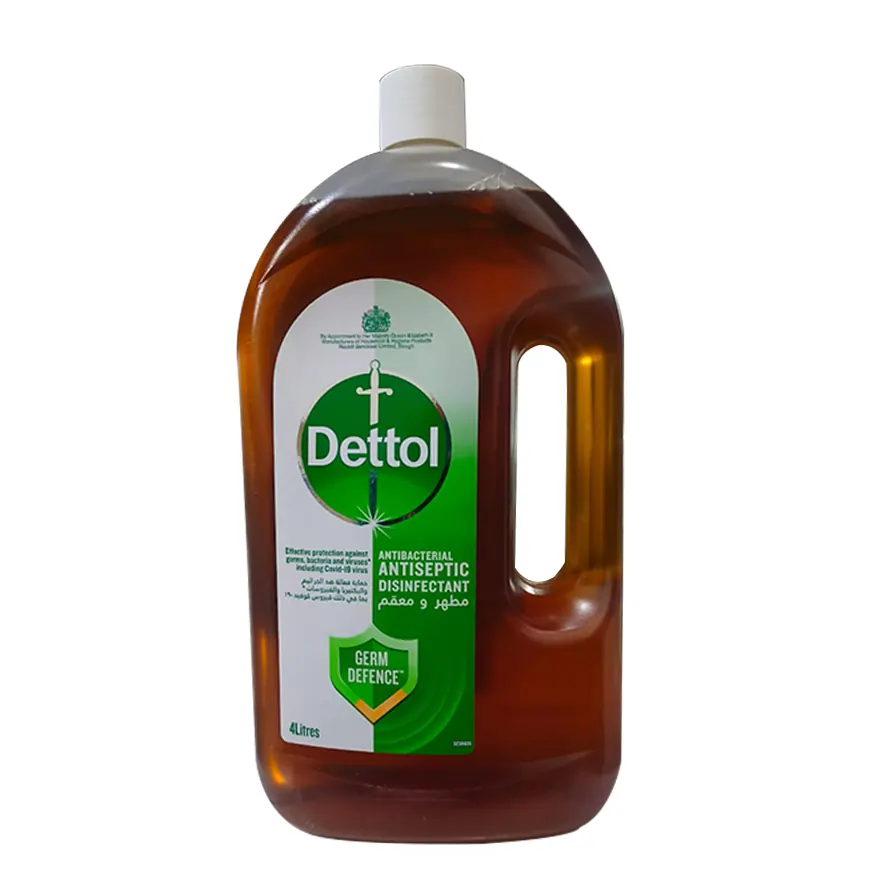 Dettol Antiseptic Disinfectant Liquid 4L – Trusted Germ Protection for Home & Healthcare Use