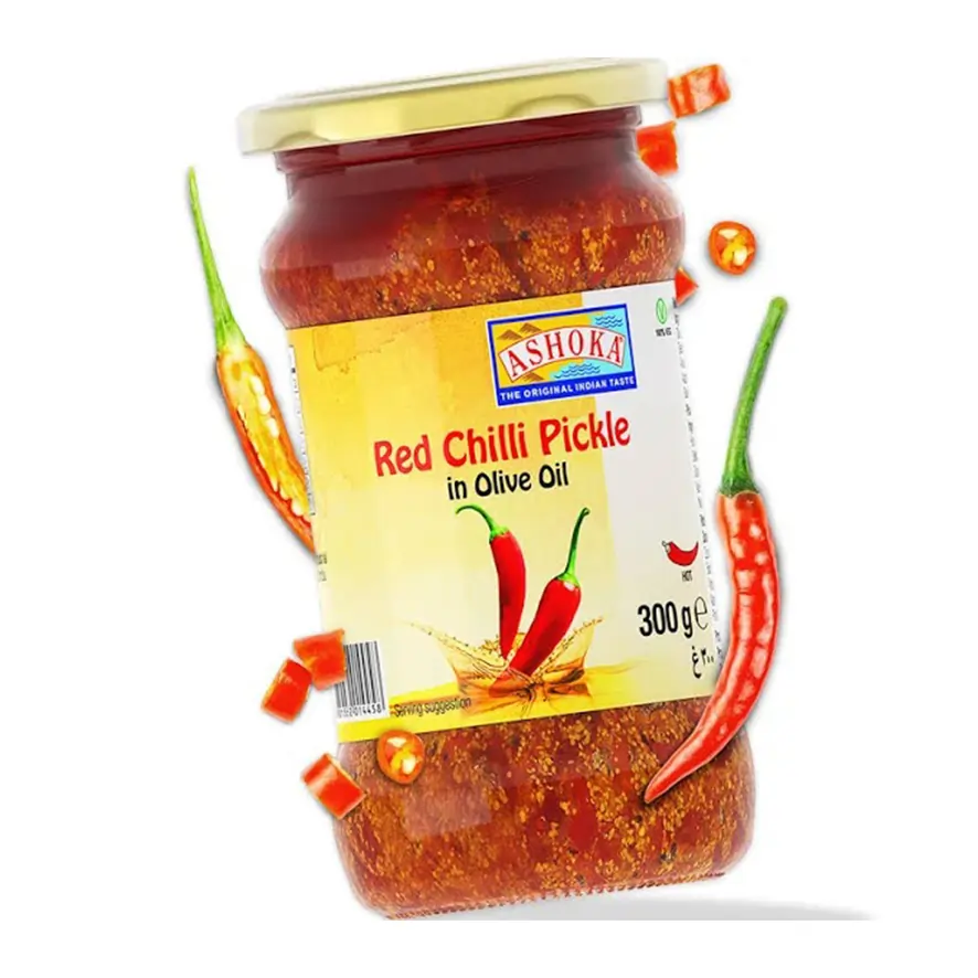 Ashoka Red Chilli Pickle 300gm – Spicy & Tangy Indian Pickle | Authentic Flavour