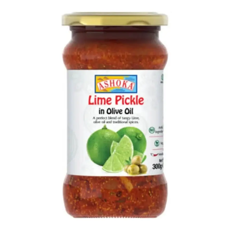 Ashoka Lime Pickle in Virgin Olive Oil 300gm – Traditional Nimbu Achar with Pure Olive Oil