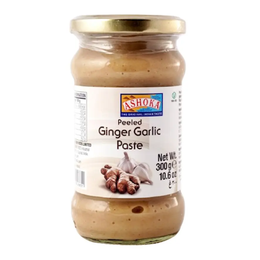 Ashoka Ginger Garlic Paste 300gm – Authentic Indian Cooking Paste