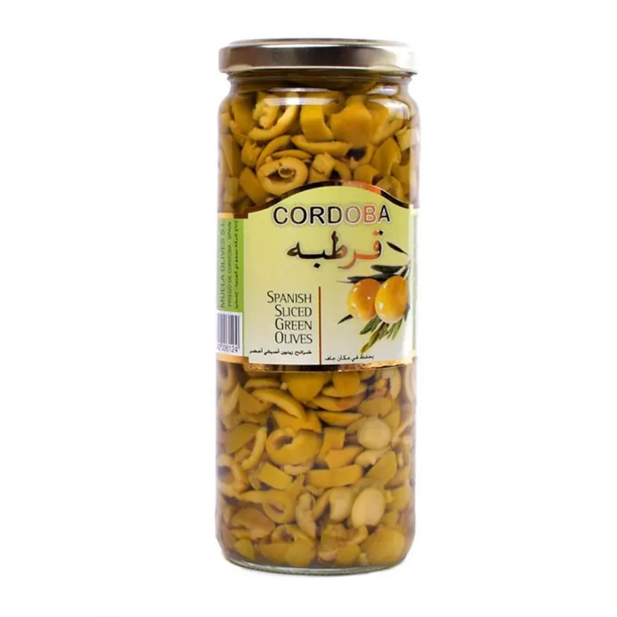 Cordoba Spain Green Sliced Olives – 230g