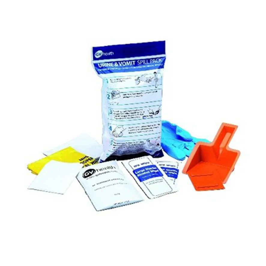 Urine and Vomit Spill Pack – Ready-to-Use Clean-Up Kit for Bodily Fluid Spills