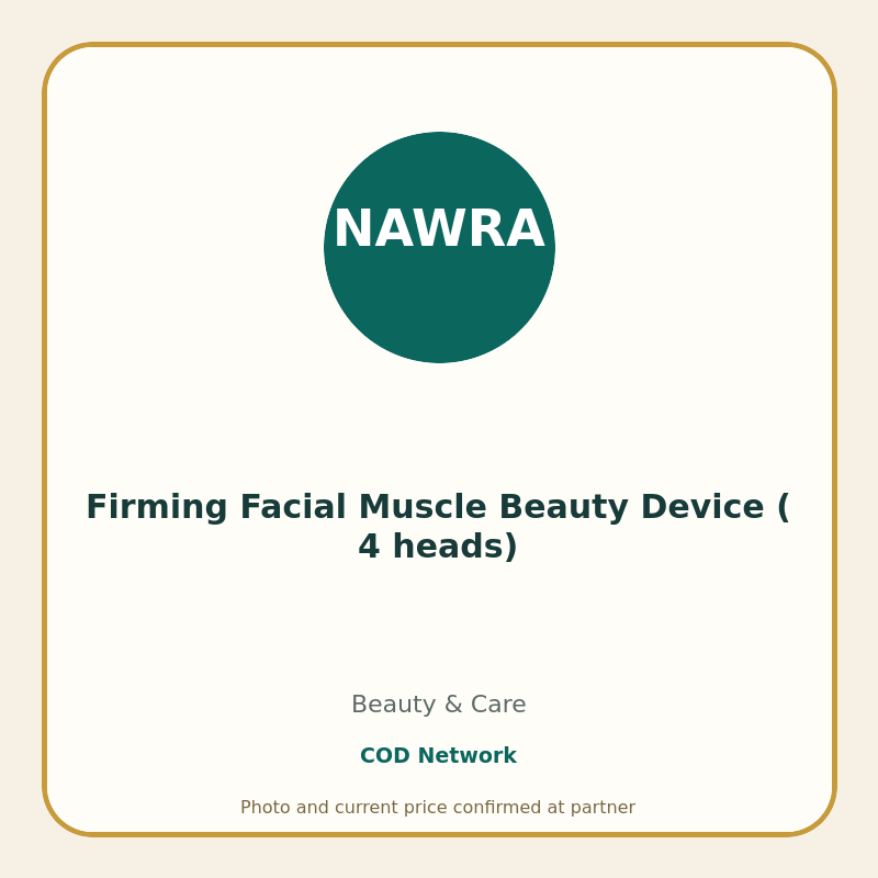 Firming Facial Muscle Beauty Device ( 4 heads)