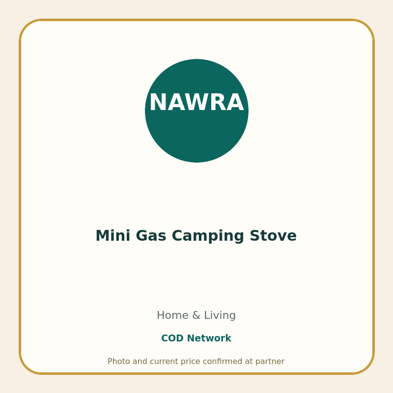 Mini Gas Camping Stove