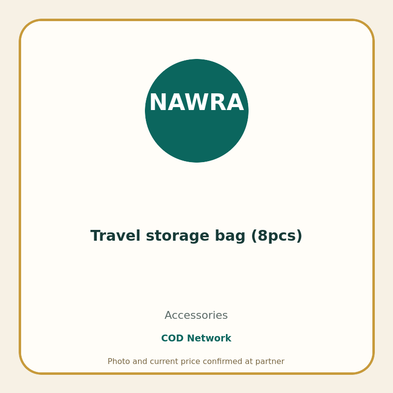 Travel storage bag (8pcs)