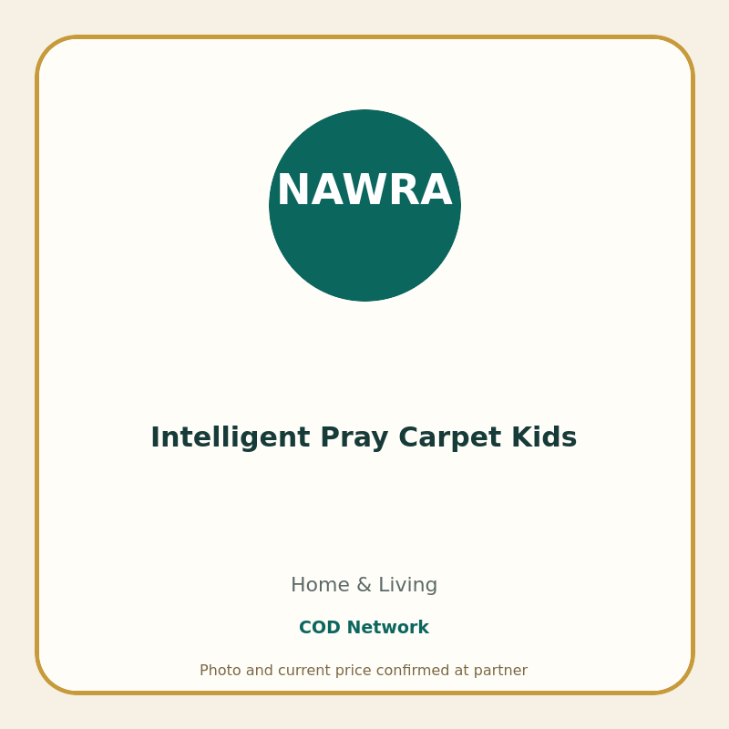 Intelligent Pray Carpet Kids