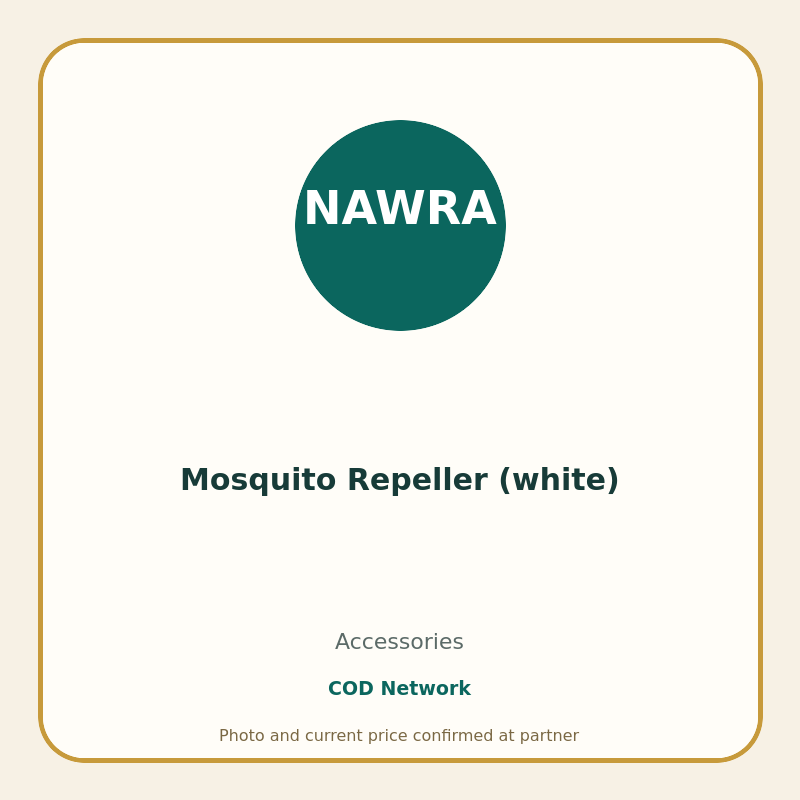 Mosquito Repeller (white)