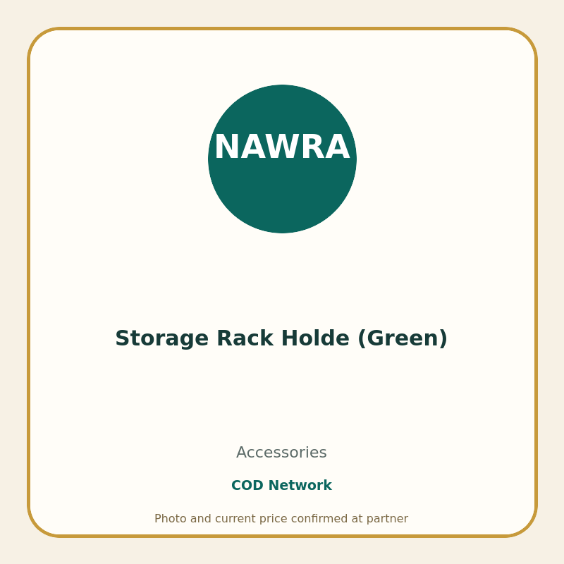 Storage Rack Holde (Green)