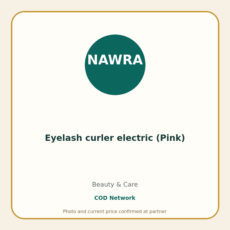 Eyelash curler electric (Pink)