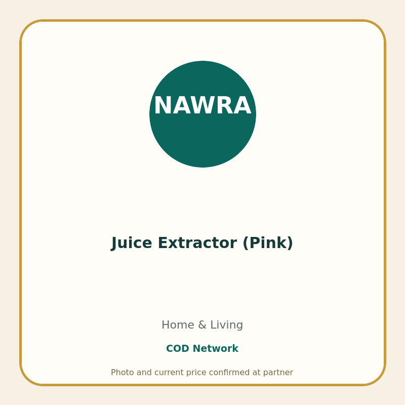 Juice Extractor (Pink)