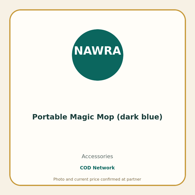 Portable Magic Mop (dark blue)
