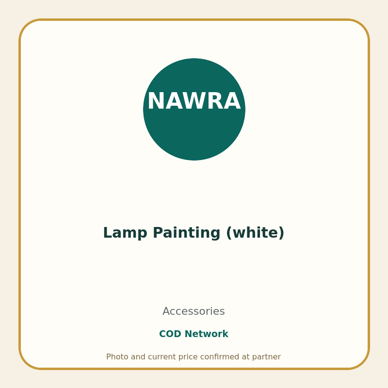 Lamp Painting (white)