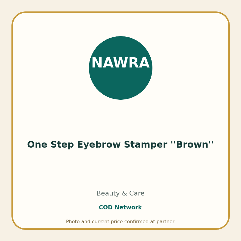 One Step Eyebrow Stamper ''Brown''