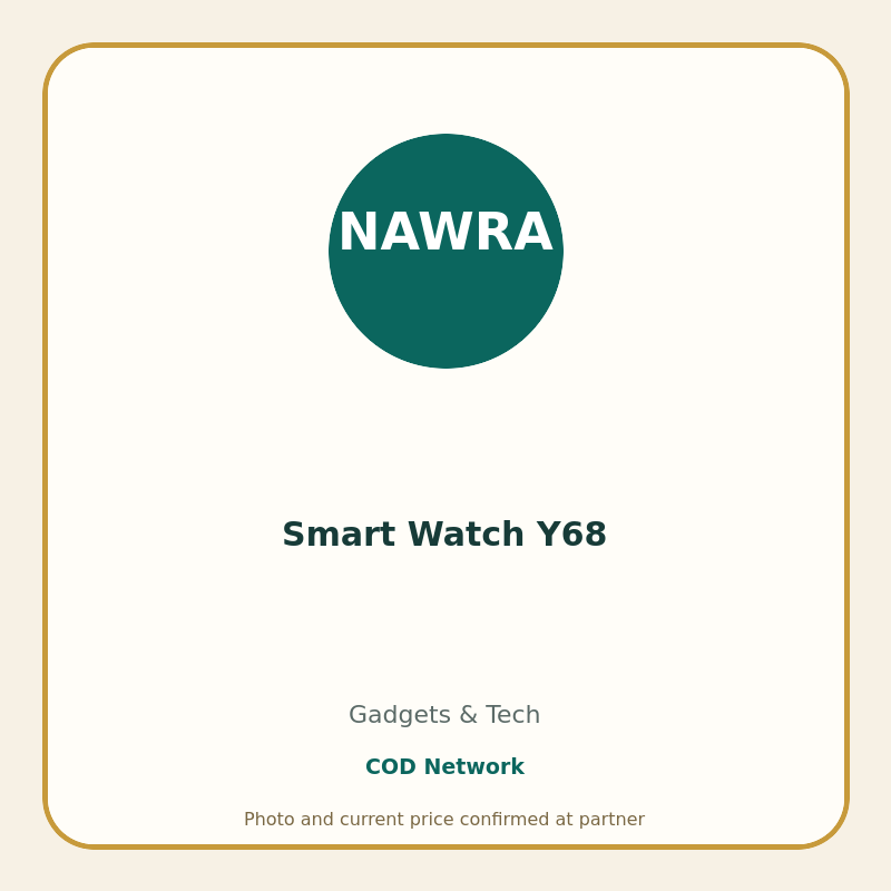 Smart Watch Y68