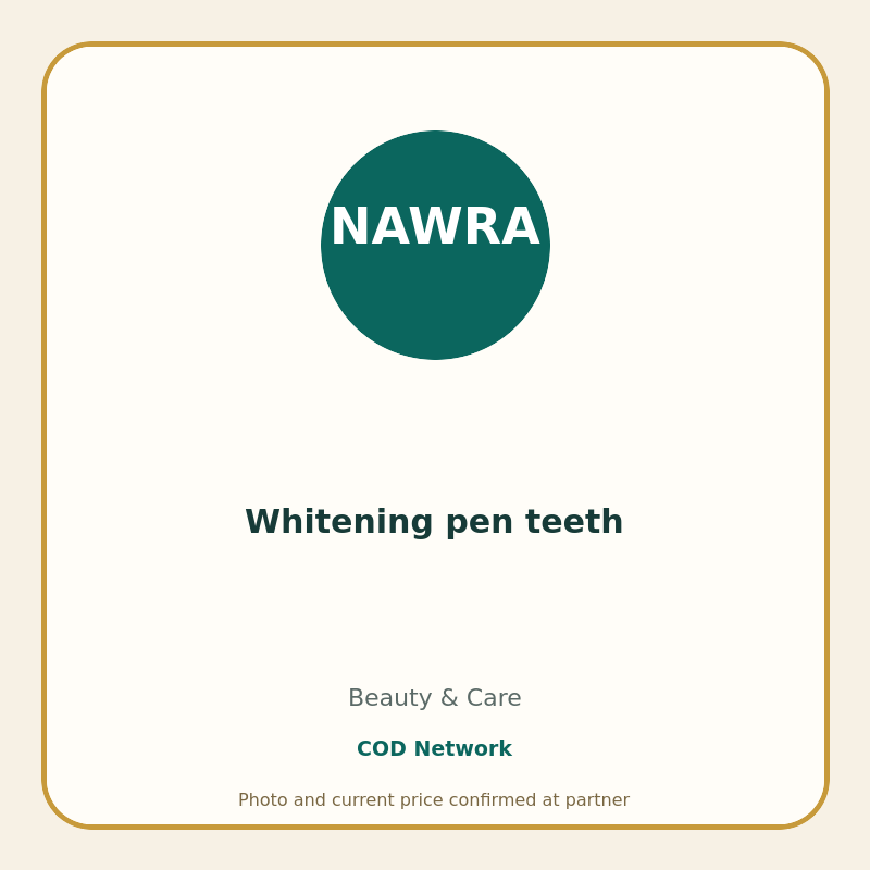 Whitening pen teeth