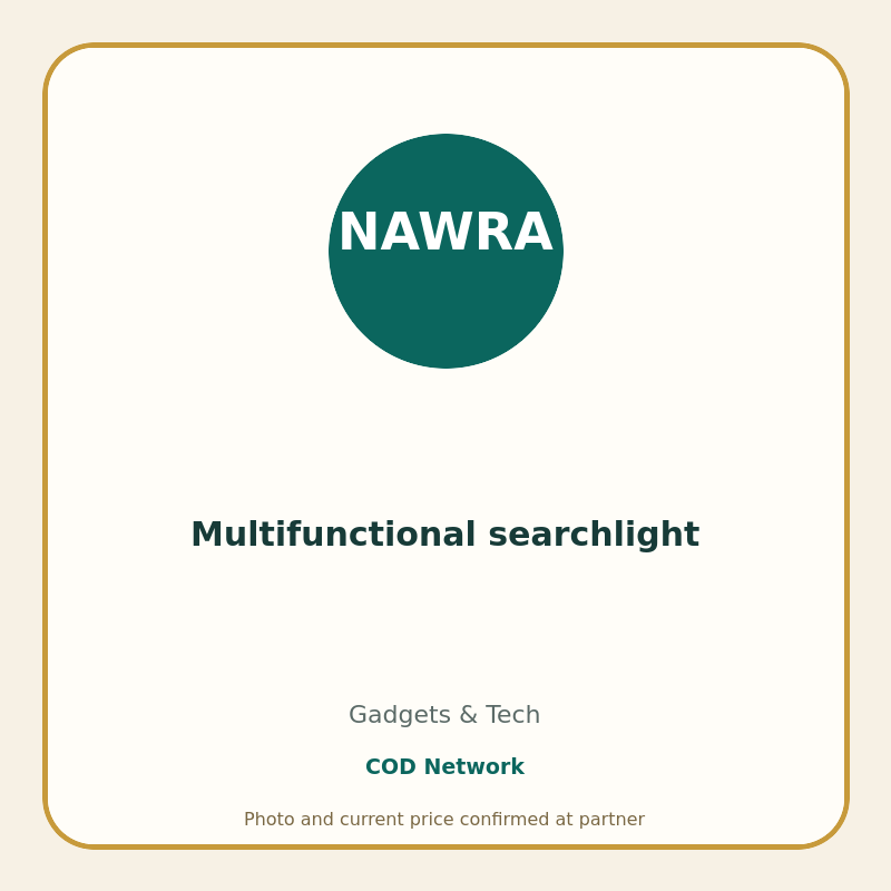 Multifunctional searchlight