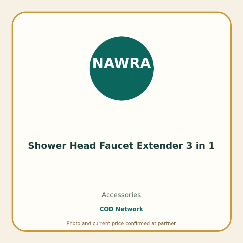 Shower Head Faucet Extender 3 in 1