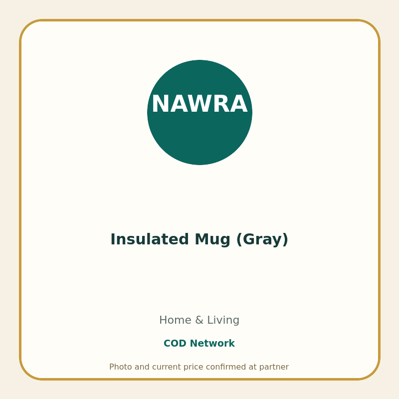 Insulated Mug (Gray)