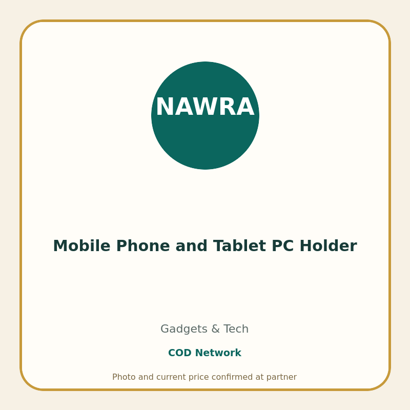 Mobile Phone and Tablet PC Holder