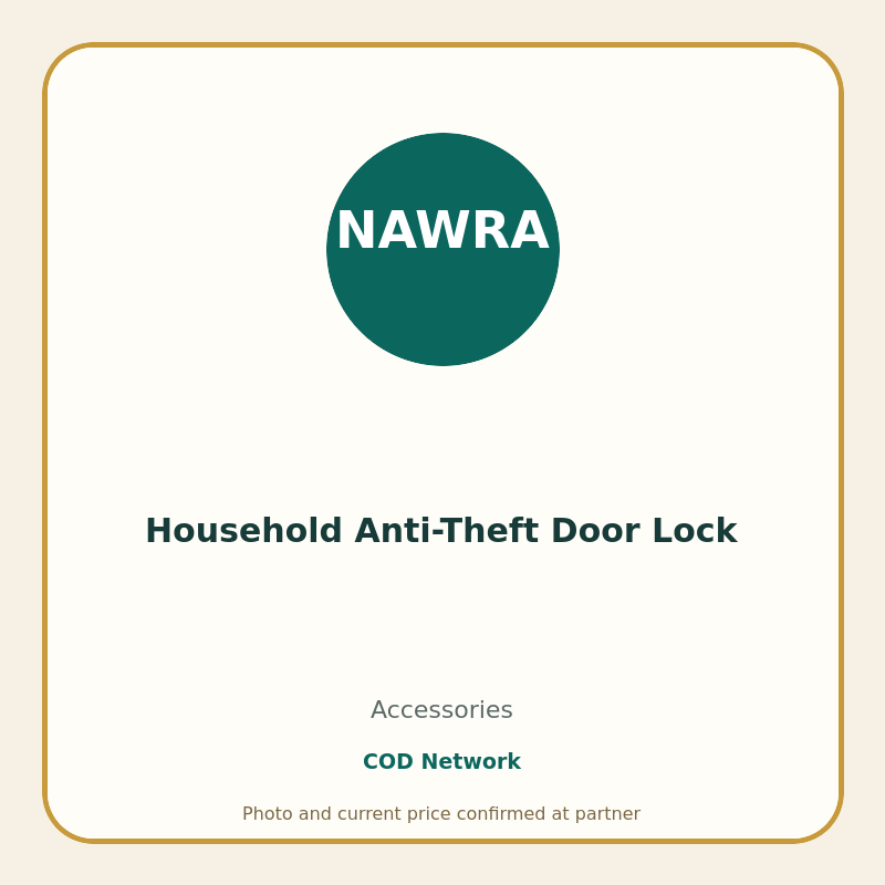Household Anti-Theft Door Lock