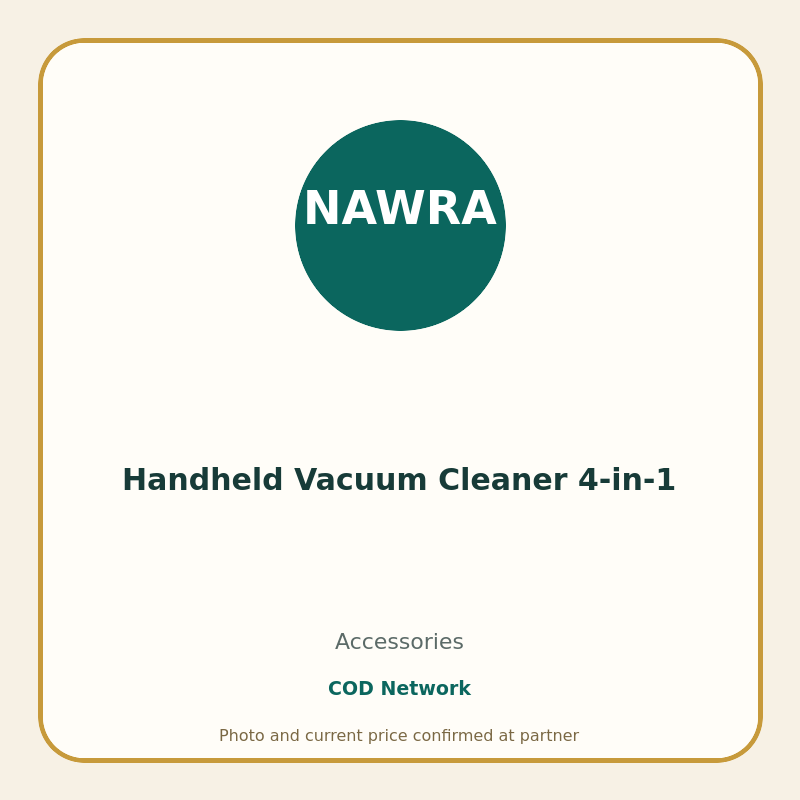Handheld Vacuum Cleaner 4-in-1