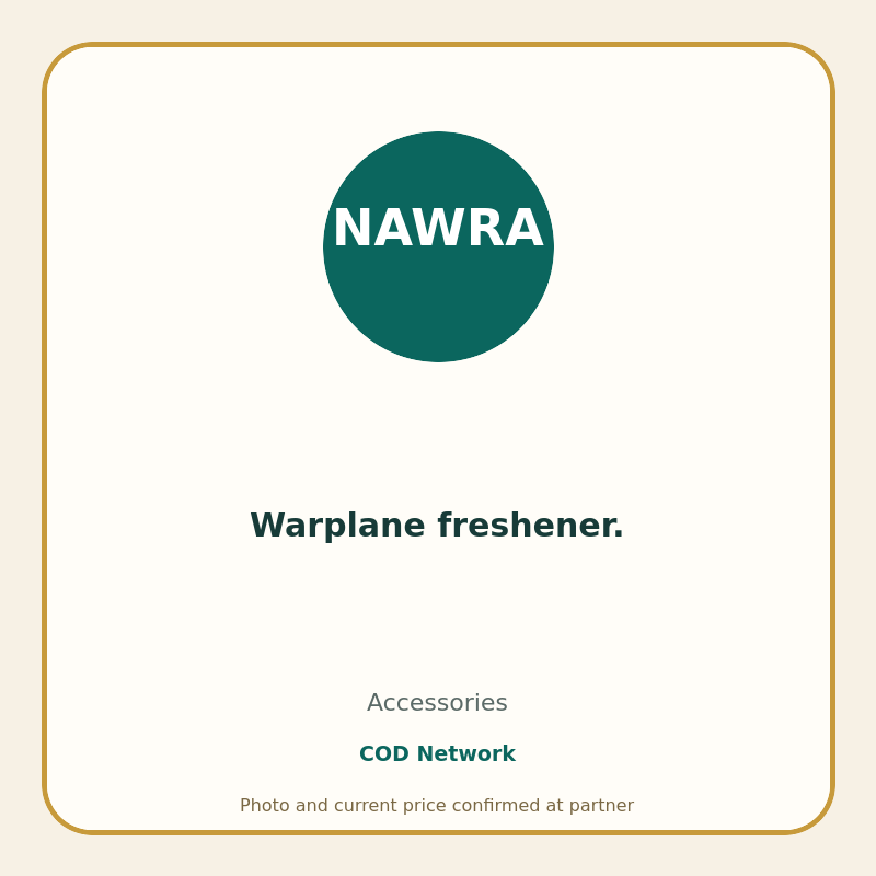 Warplane freshener.