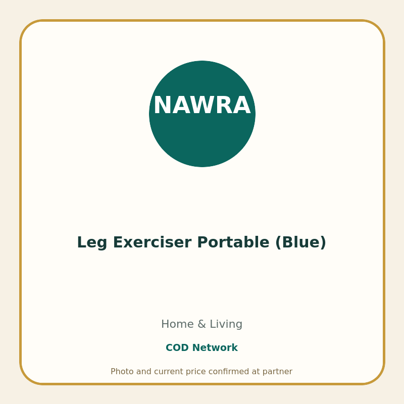 Leg Exerciser Portable (Blue)