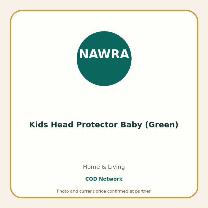 Kids Head Protector Baby (Green)