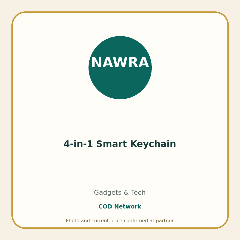 4-in-1 Smart Keychain