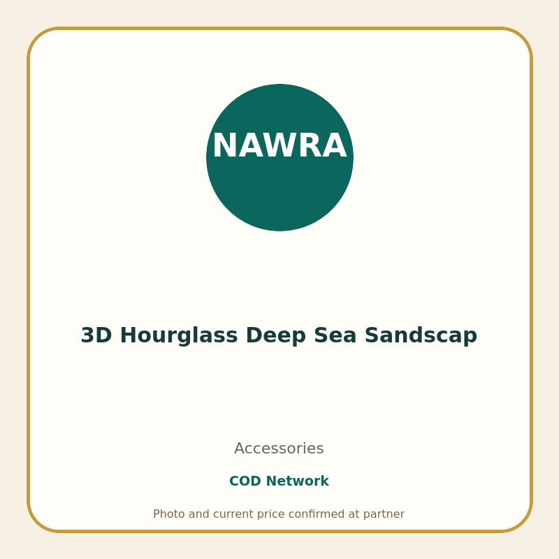 3D Hourglass Deep Sea Sandscap