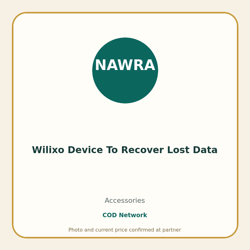 Wilixo Device To Recover Lost Data