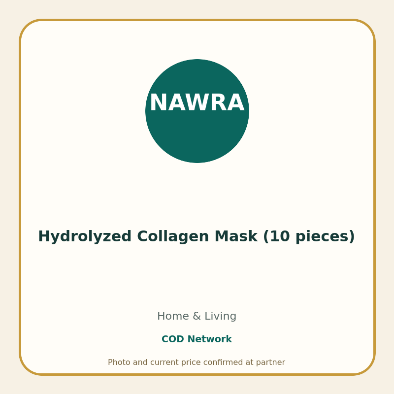 Hydrolyzed Collagen Mask (10 pieces)