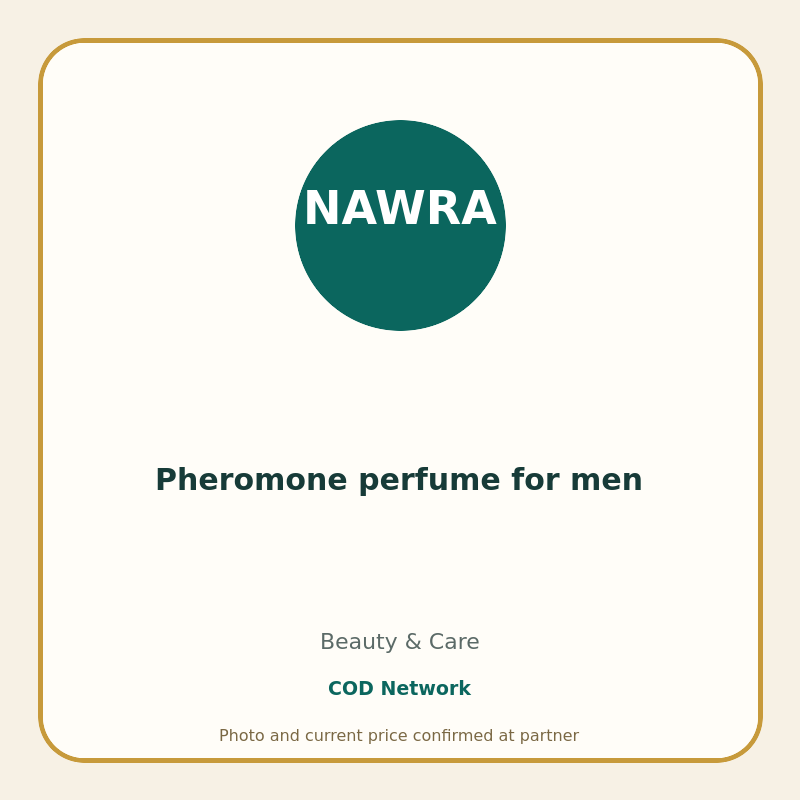 Pheromone perfume for men