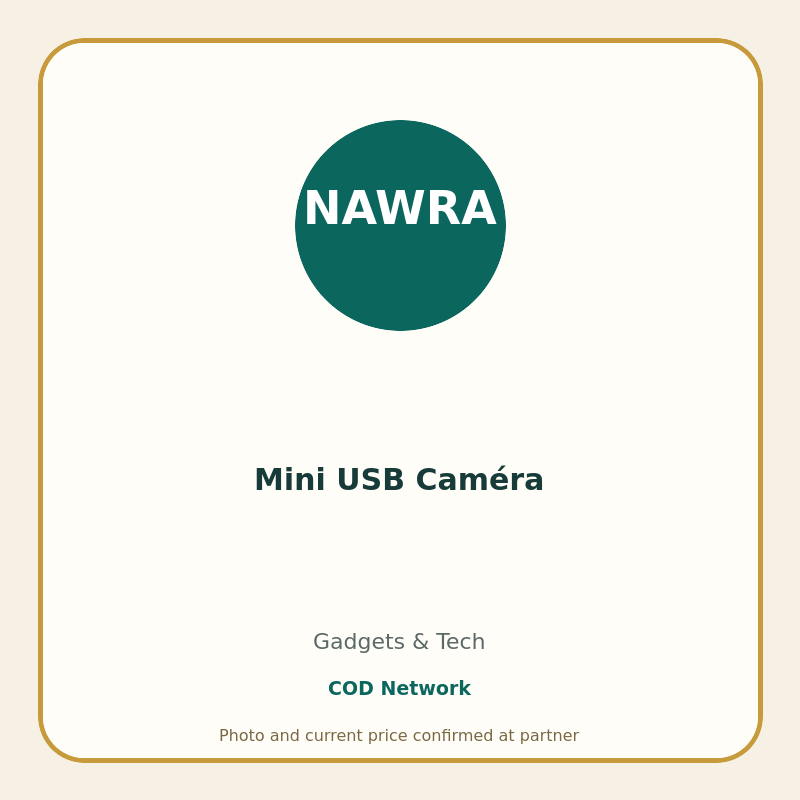 Mini USB Caméra