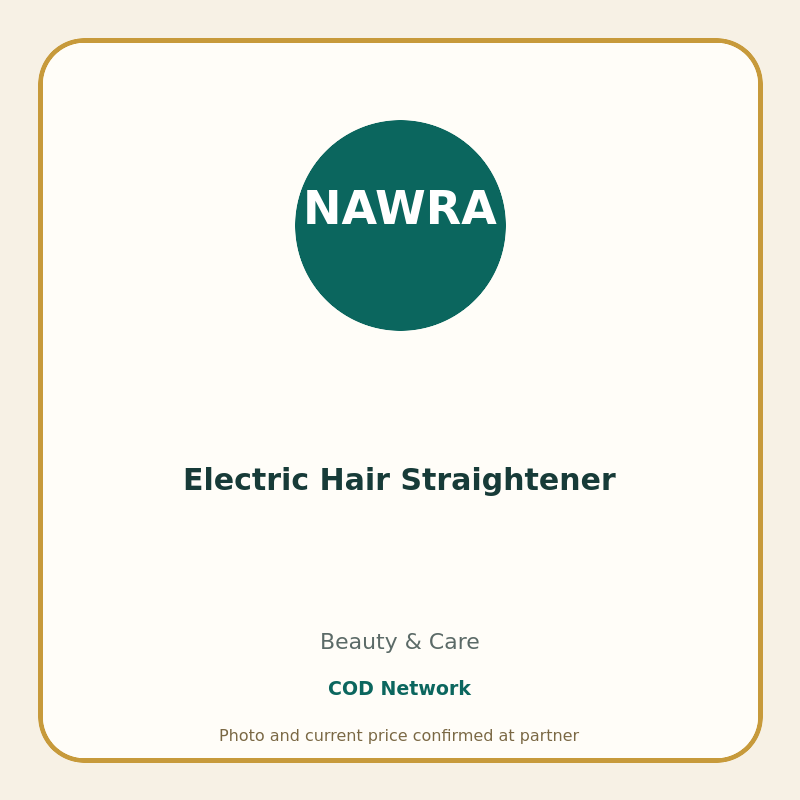 Electric Hair Straightener