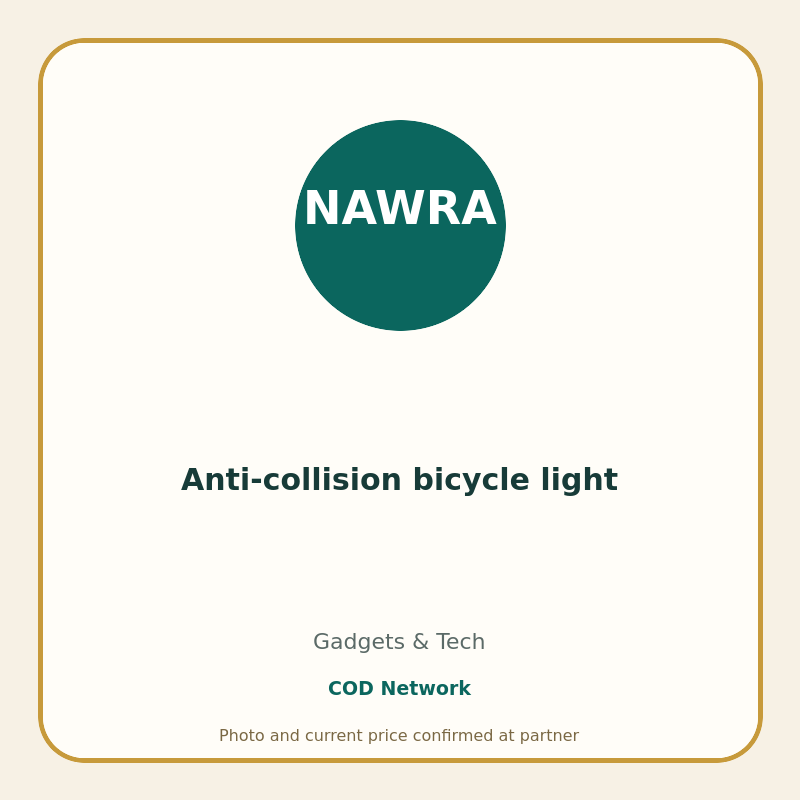 Anti-collision bicycle light