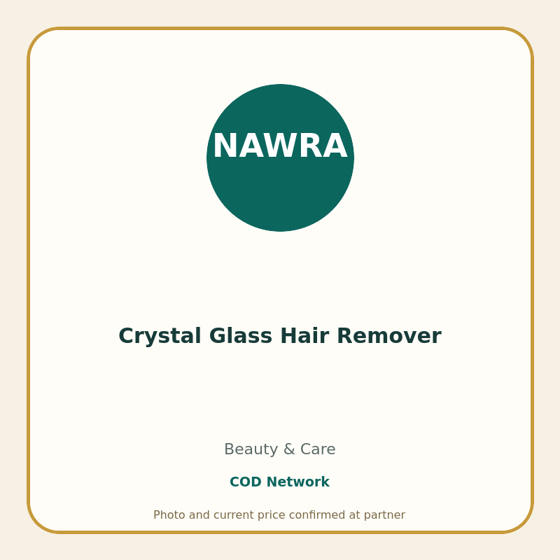 Crystal Glass Hair Remover