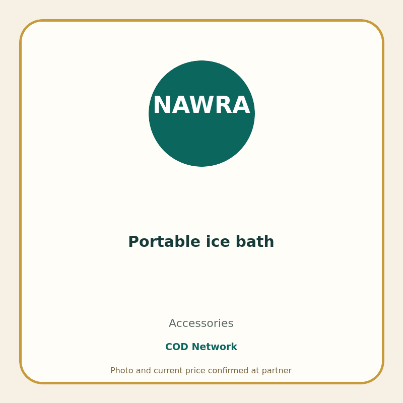 Portable ice bath