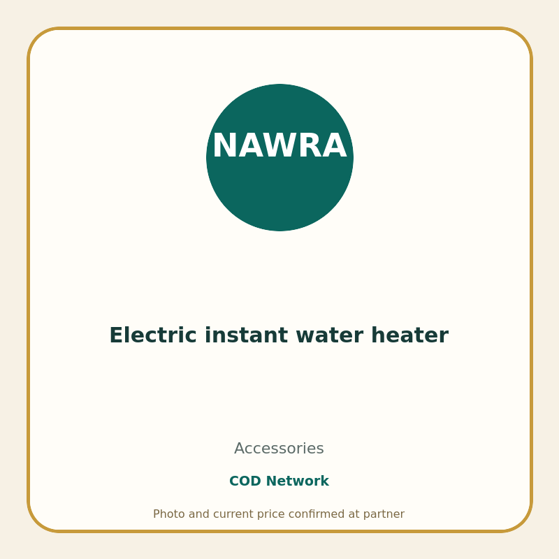 Electric instant water heater