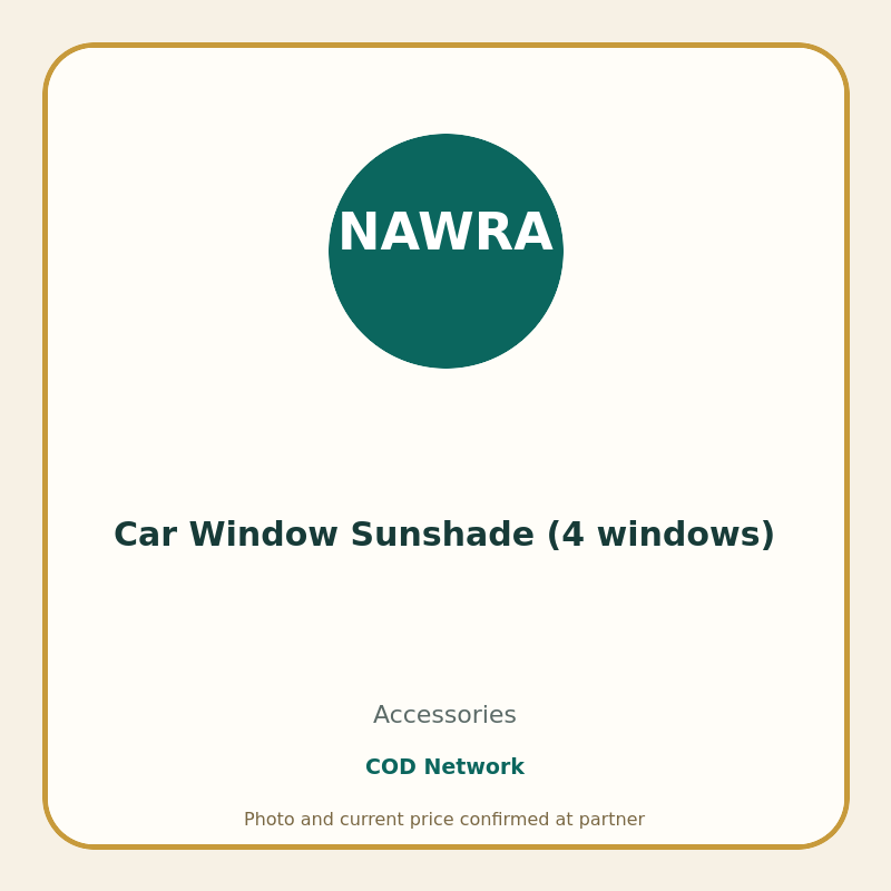 Car Window Sunshade (4 windows)