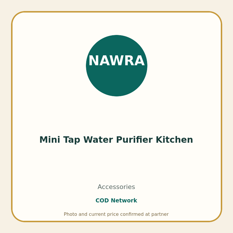 Mini Tap Water Purifier Kitchen