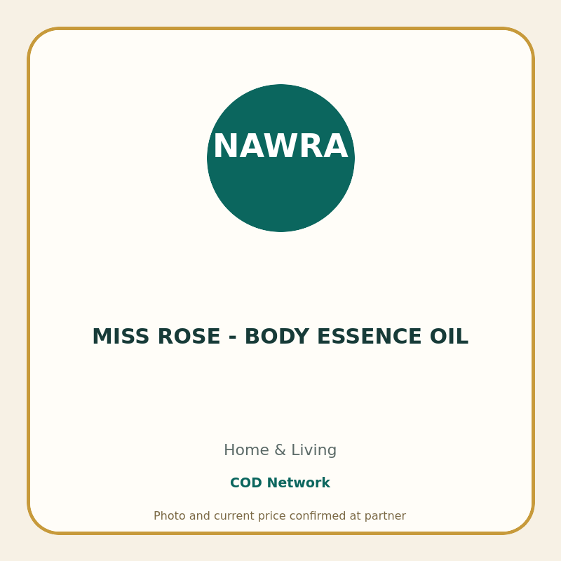 MISS ROSE - BODY ESSENCE OIL
