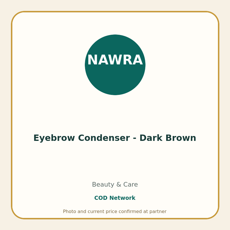 Eyebrow Condenser - Dark Brown