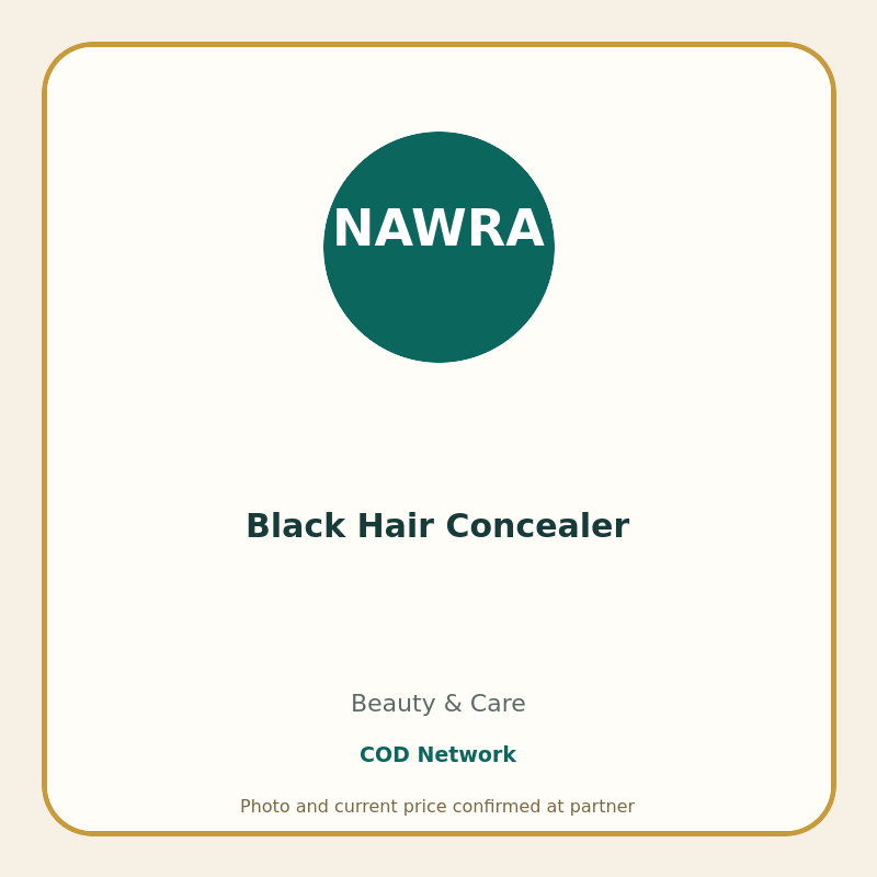 Black Hair Concealer