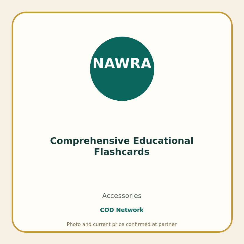 Comprehensive Educational Flashcards